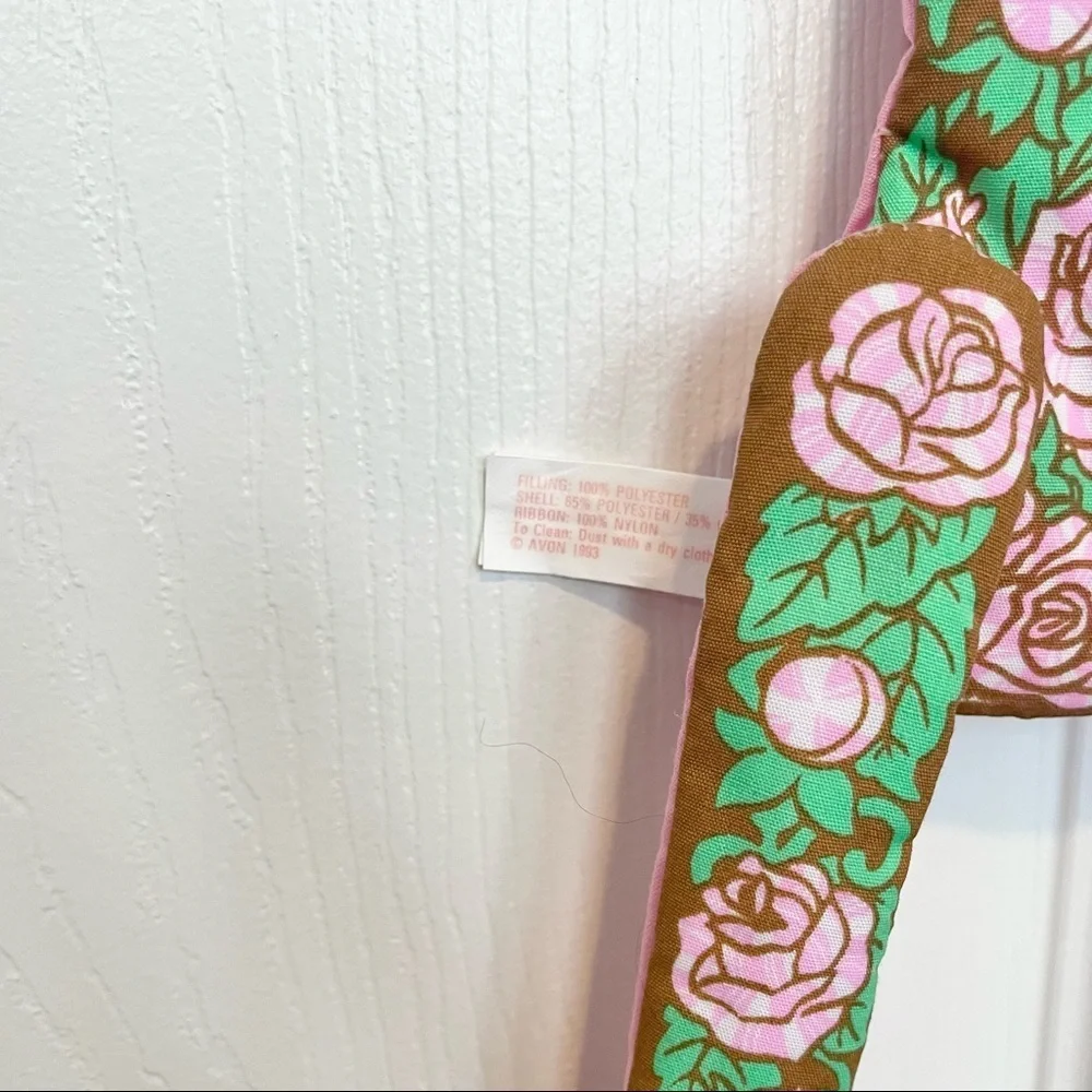 1993 Rare Avon Peppermint Rose hair accessories holder - 2 available